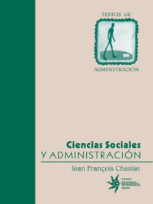 Title details for Ciencias sociales y administración by Jean François Chanlat - Available